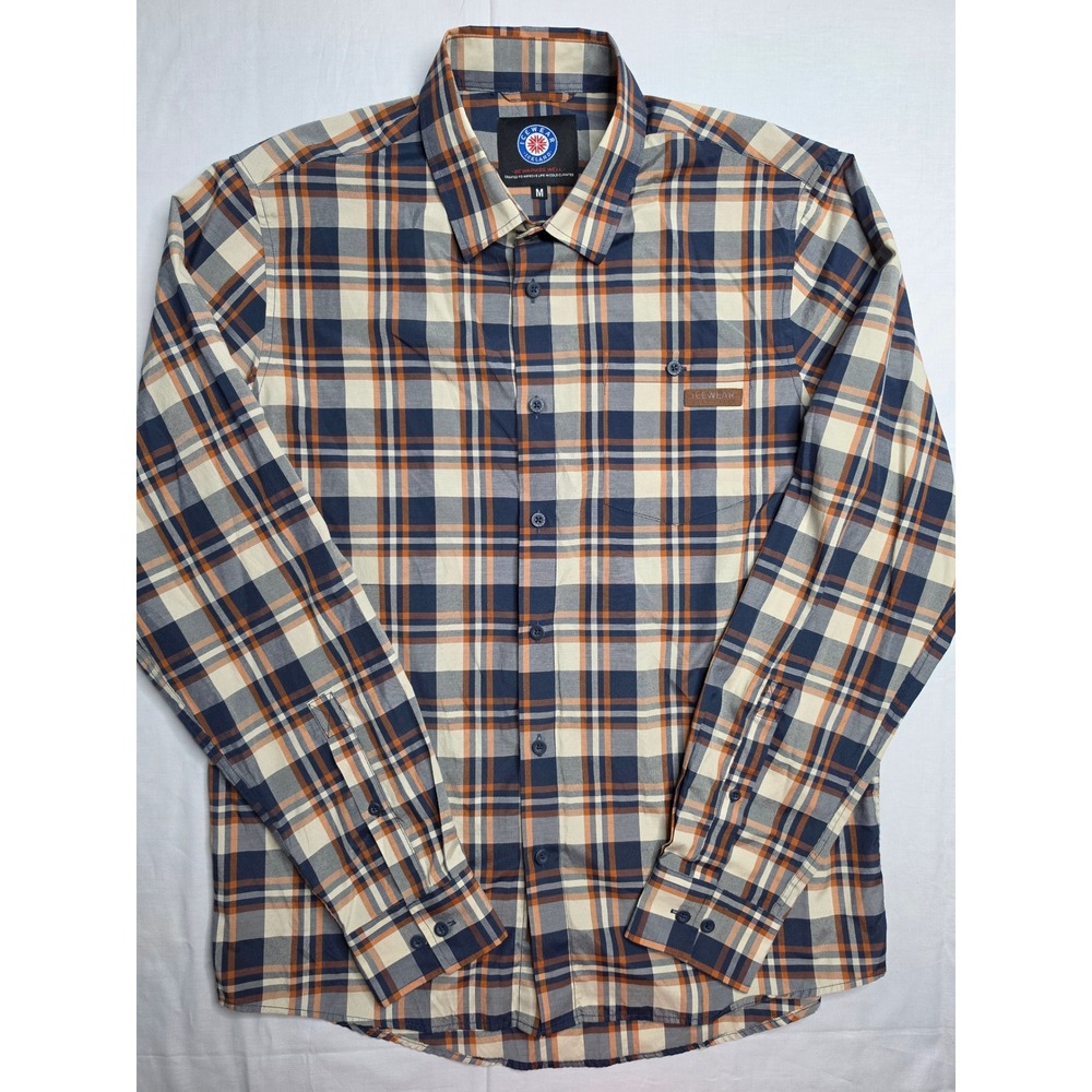 Icewear Iceland Shirt Mens Medium Multicolor Plaid Long Sleeve Button-Up Outdoor